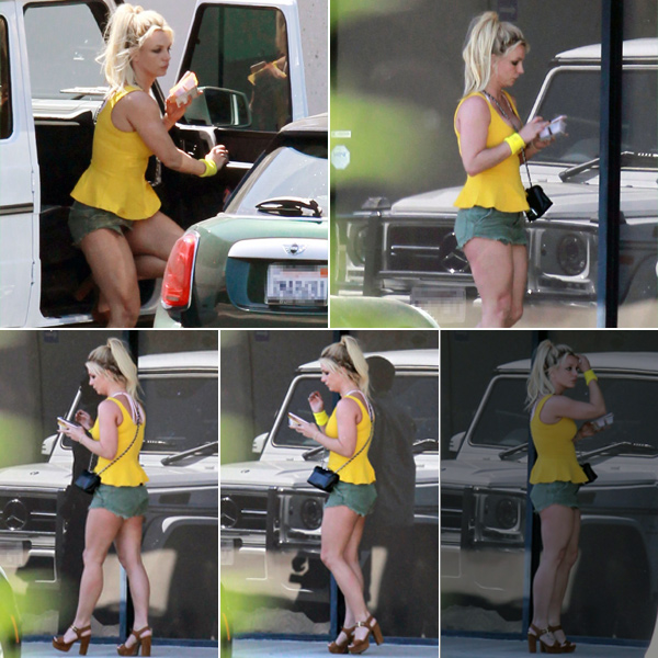 Britney Spears Steps Out in Stylish Shorts Look in Los Angeles